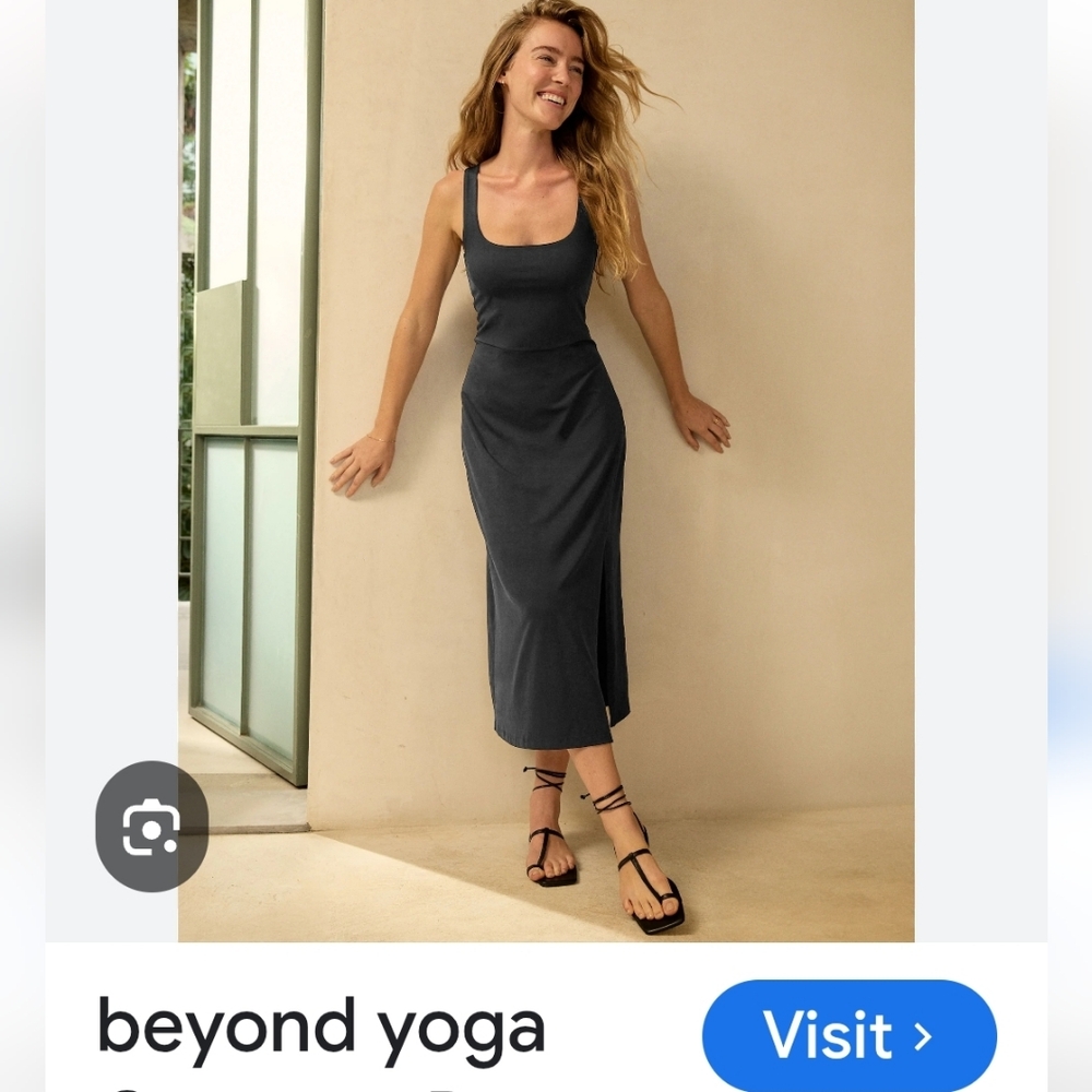 Beyond Yoga Green Midi Dress
